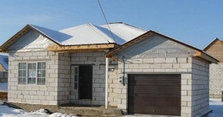 Одноэтажные дома из пеноблоков под ключ в Новокуйбышевске - от 134329 рублей